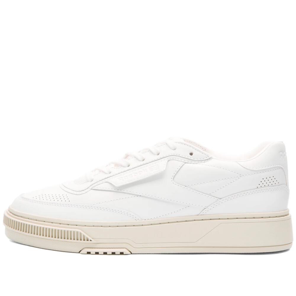 Reebok Men's Club C LTD Sneakers in White Leather Cover