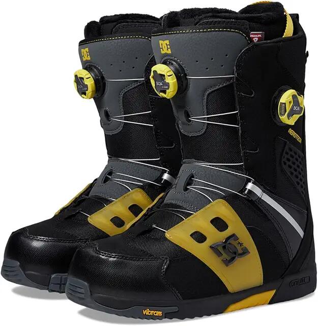 DC Phantom Snowboard Boots (Black/Yellow) Men's Snow Shoes Cover