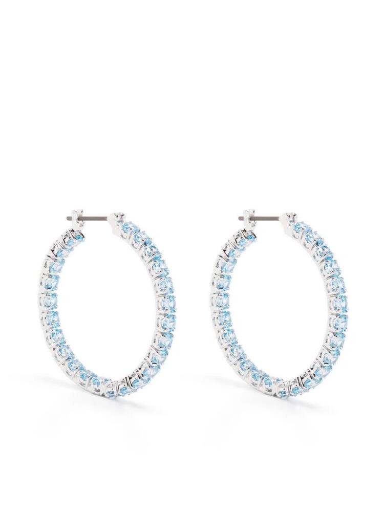 Swarovski Matrix hoop earrings - Silver Cover