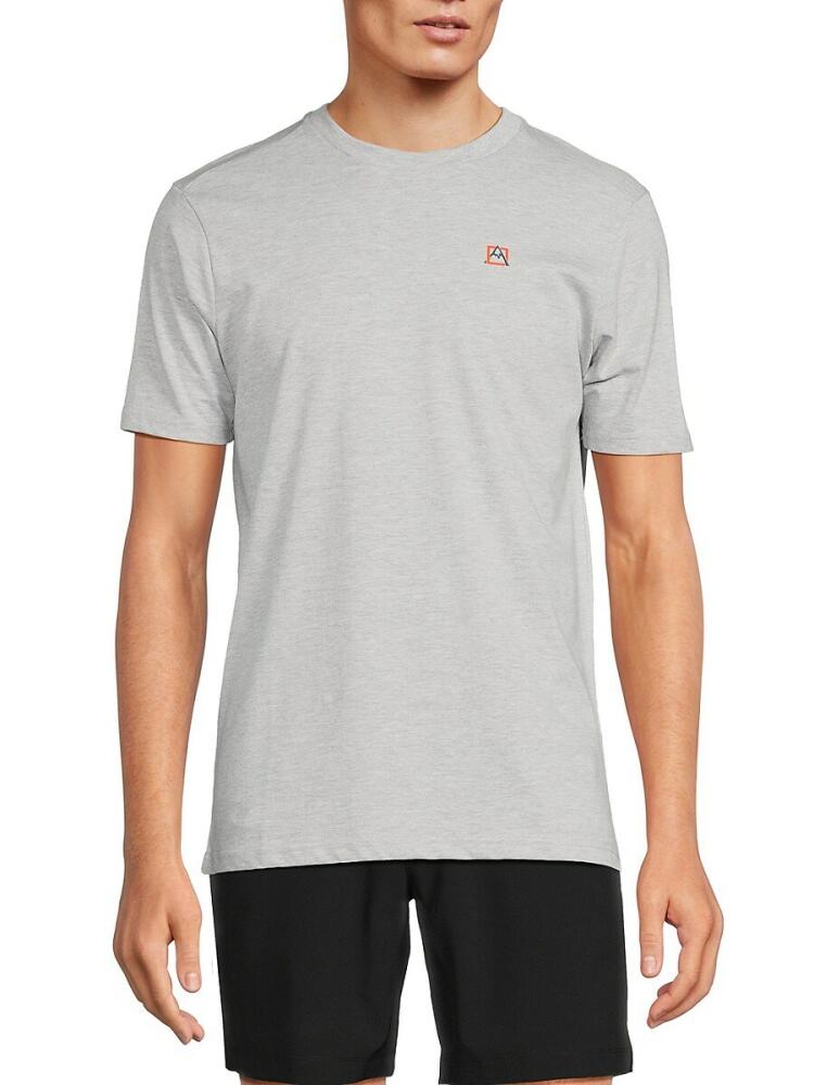 Avalanche Men's Graphic Back Tee - Grey Heather Cover