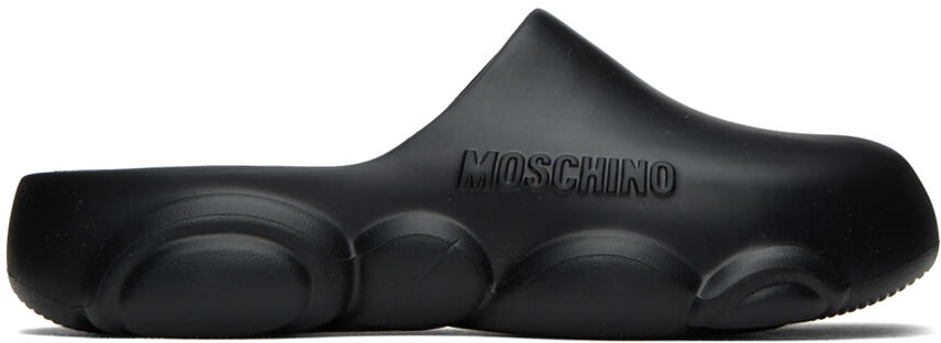 Moschino Black Gummy Bear Slippers Cover