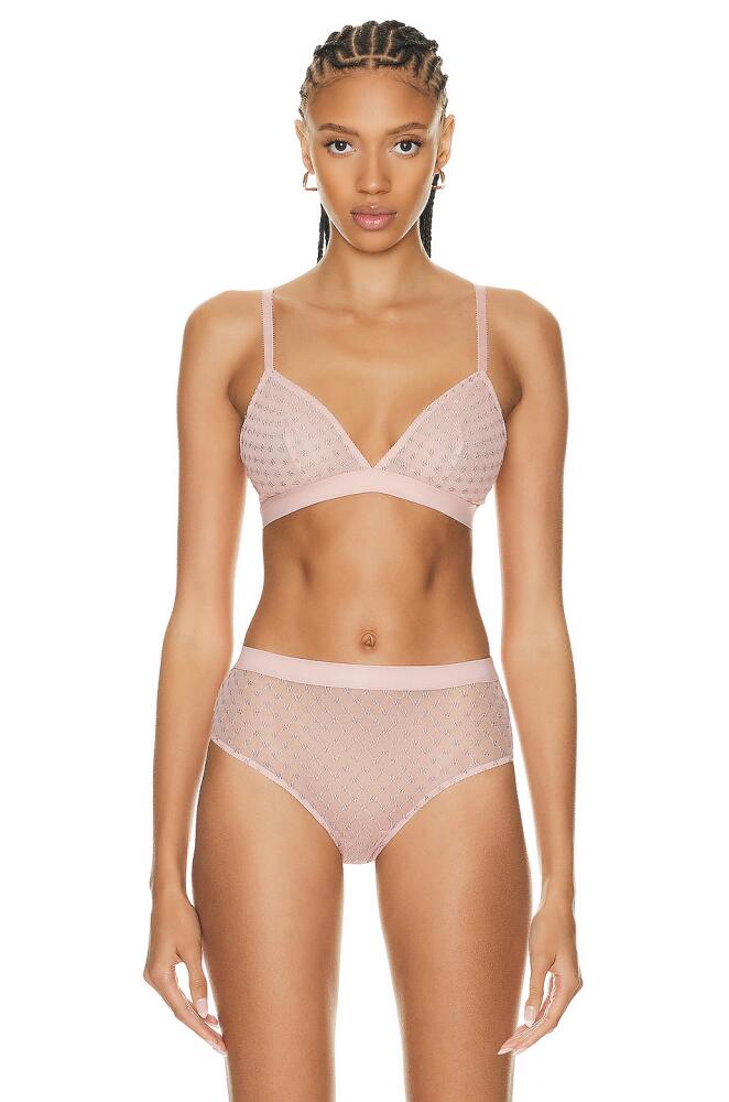 Wolford Triangle Bralette in Pink Cover