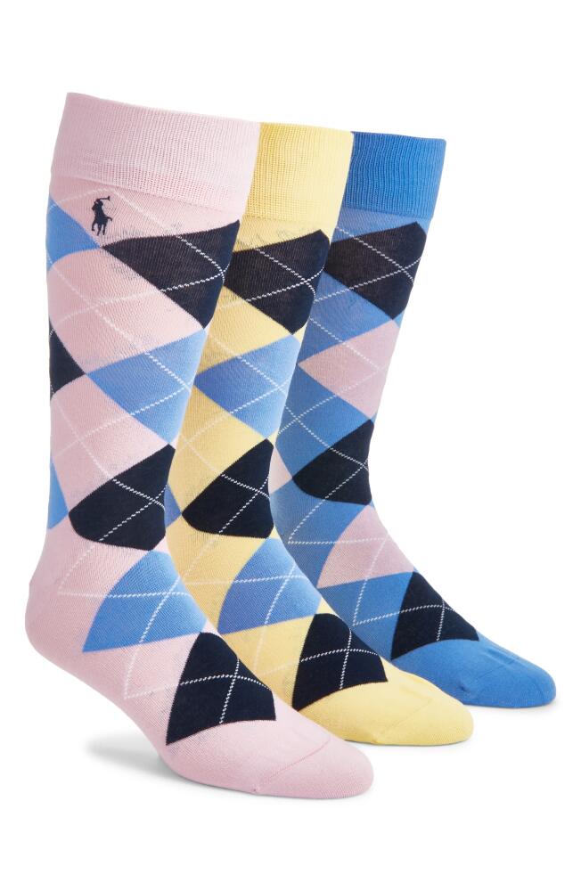 Polo Ralph Lauren 3-Pack Argyle Socks in Astsp Cover