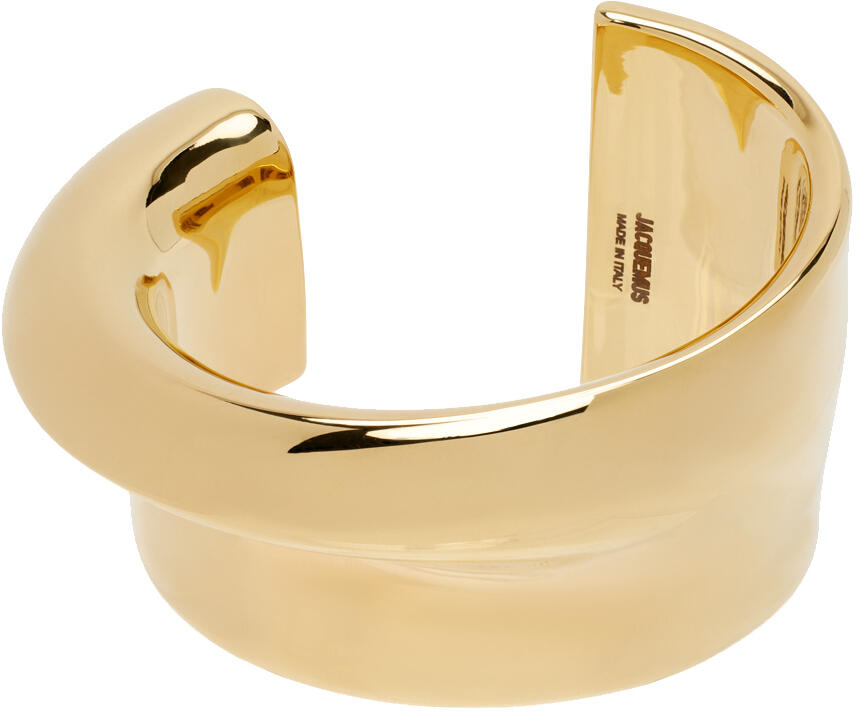 JACQUEMUS Gold 'Le bracelet J' Bracelet Cover