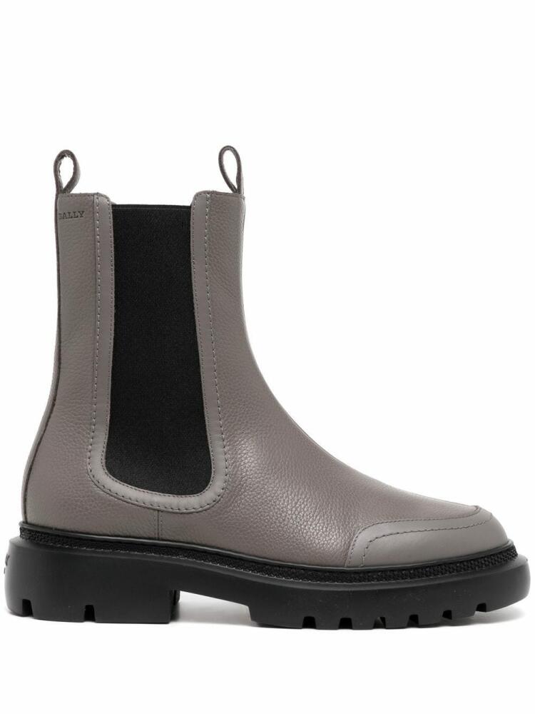 Bally Ginny leather Chelsea ankle boots - Grey Cover