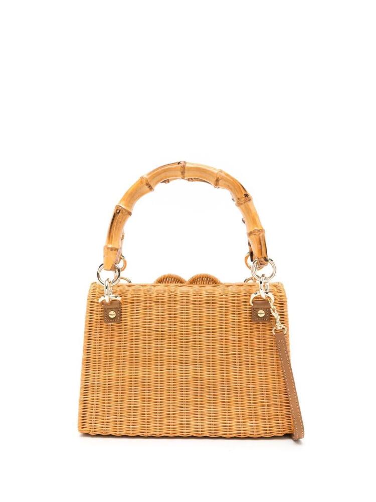 SERPUI Valentina wicker bag - Brown Cover