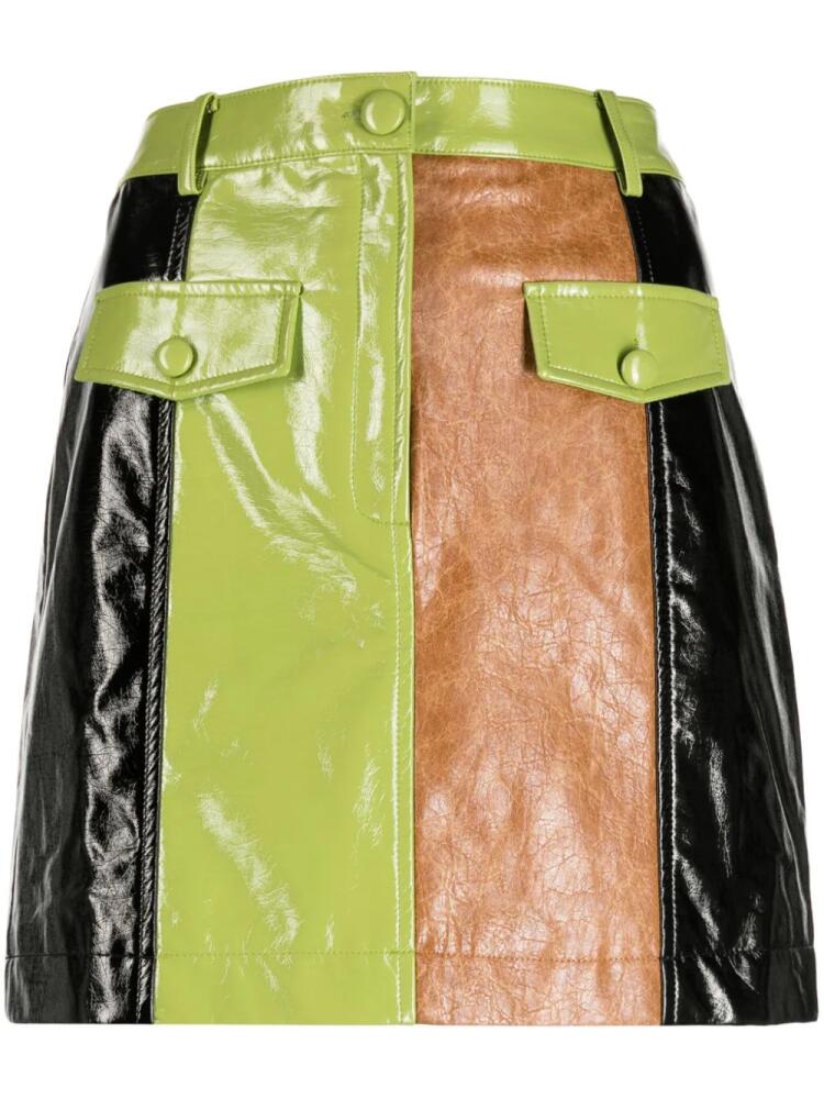 Kitri Nancy colour-block panelled miniskirt - Multicolour Cover