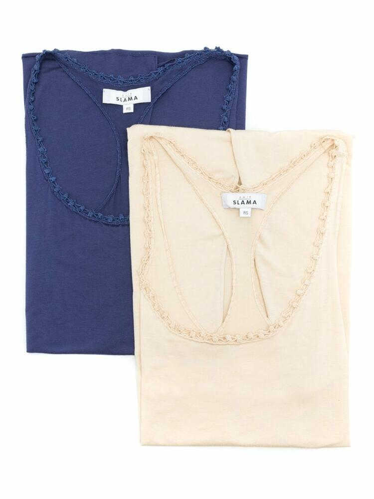 Amir Slama two-pack tank top - Neutrals Cover