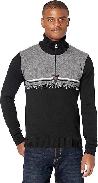 Dale of Norway Lahti Sweater (Black/Smoke/Off-White) Men's Sweater Cover