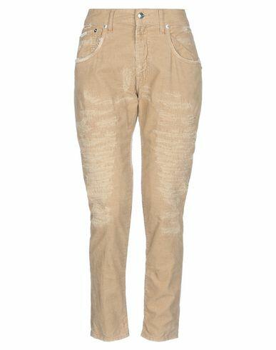 (+) People Woman Pants Sand Cotton, Elastane Cover