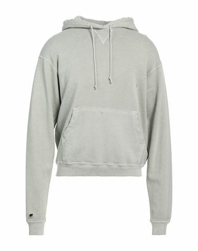 John Elliott Man Sweatshirt Sage green Cotton Cover