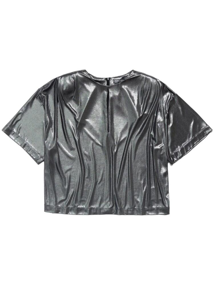 Bimba y Lola metallic T-shirt - Grey Cover