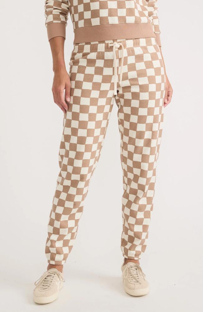 Marine Layer Anytime Checkerboard Joggers Cover