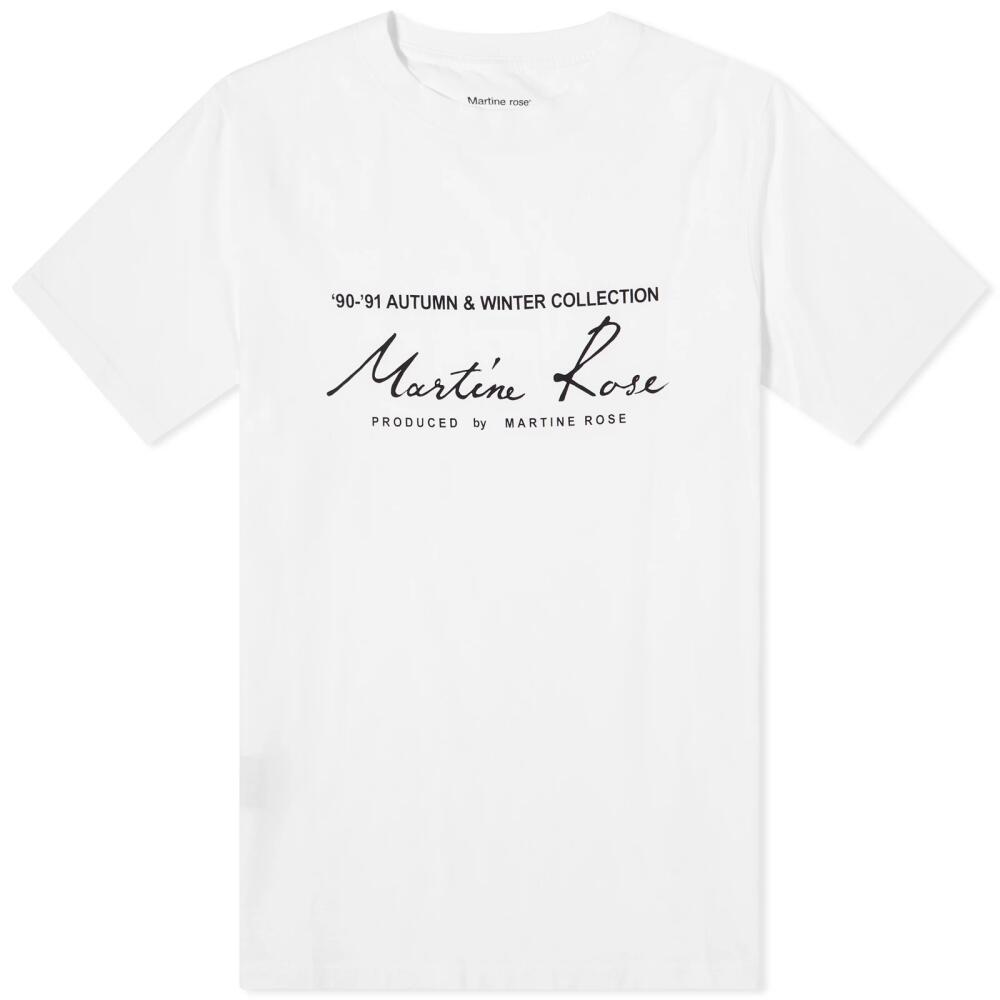 Martine Rose Women's Classic Logo T-Shirt in White Cover