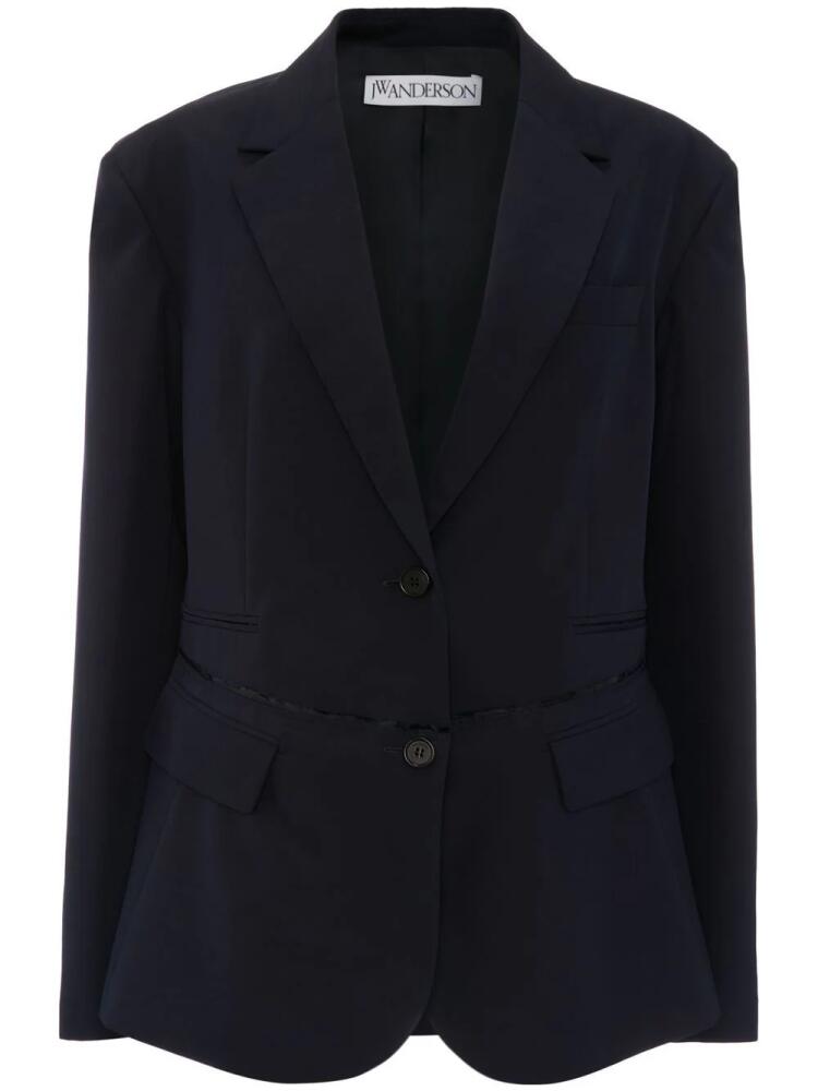 JW Anderson single-breasted blazer - Blue Cover