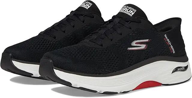 SKECHERS Skechers Hands Free Slip-ins: Go Run Max Cushioning Arch Fit - Game (Black/Red) Men's Shoes Cover