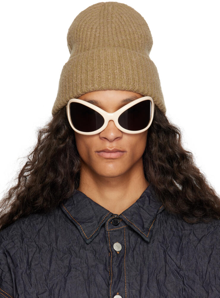 Acne Studios Brown Wool Blend Beanie Cover