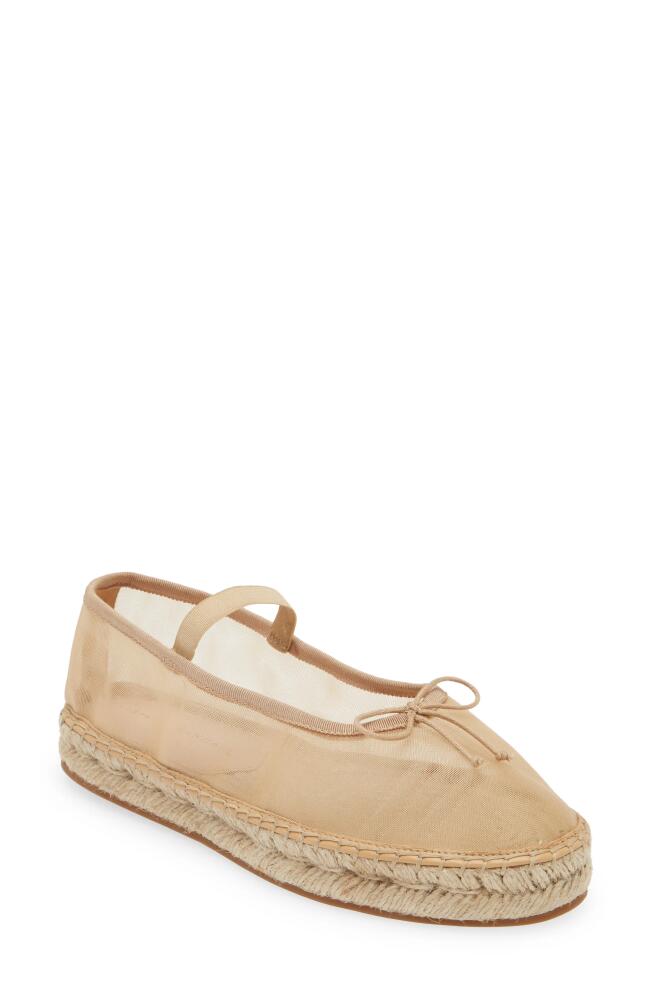 Loeffler Randall Kayla Soft Mary Jane Espadrille Ballet Flat in Caramel Cover