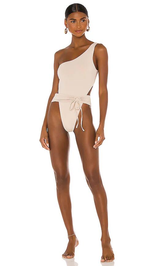 Riot Swim Maddox One Piece in Beige Cover