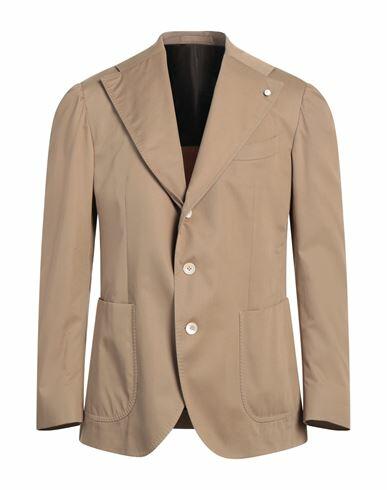 Luigi Bianchi Mantova Man Blazer Sand Cotton Cover