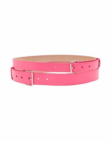 Alexander Mcqueen Woman Belt Fuchsia Soft Leather Cover