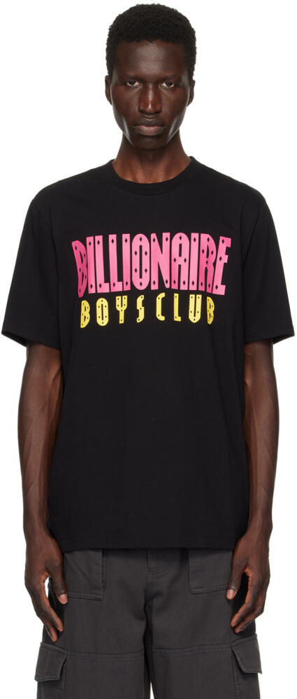 Billionaire Boys Club Black Straight Logo T-Shirt Cover