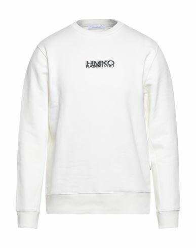 Hamaki-ho Man Sweatshirt White Cotton Cover