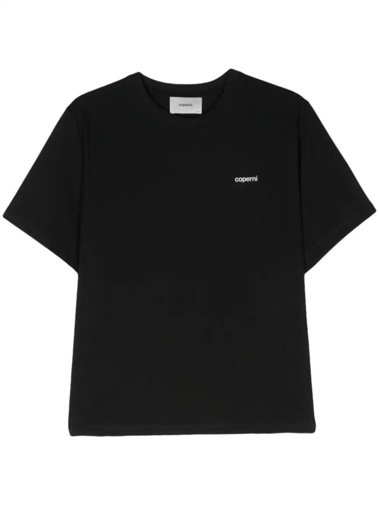 Coperni logo-print cotton T-shirt - Black Cover