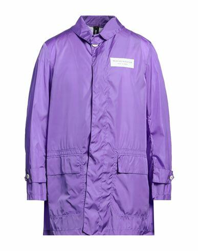 Mackintosh Man Overcoat & Trench Coat Purple Nylon Cover