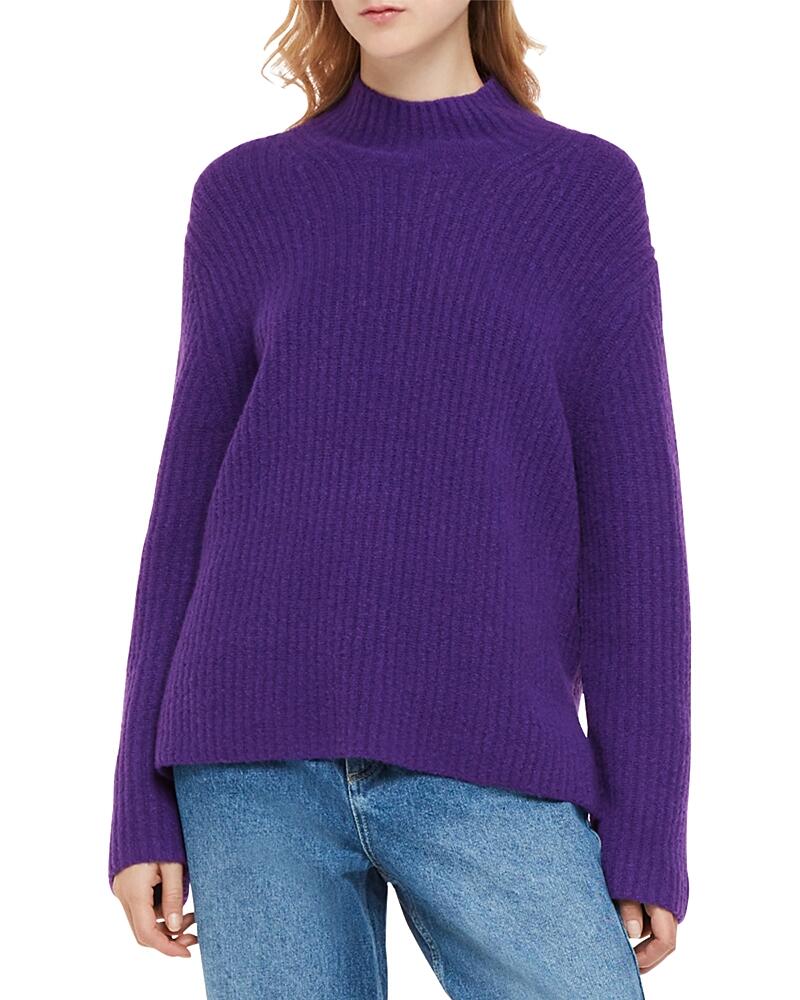 Whistles Ribbed Funnel Neck Sweater Cover