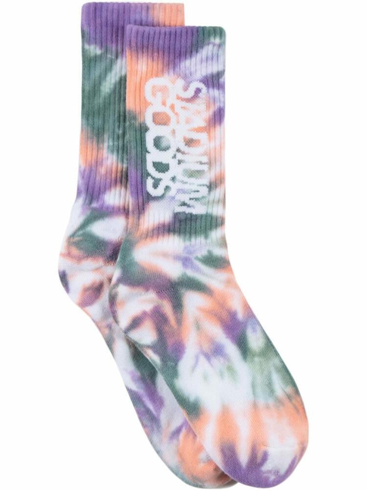 STADIUM GOODS® x Smalls Socks "Guava Spiral" socks - Purple Cover