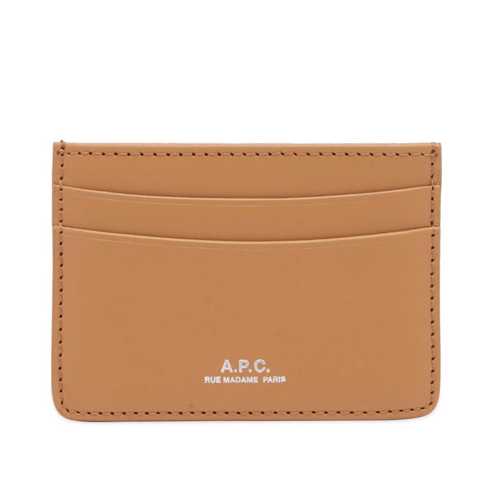 A.P.C. Men's Andre Card Holder in Dulce Cover