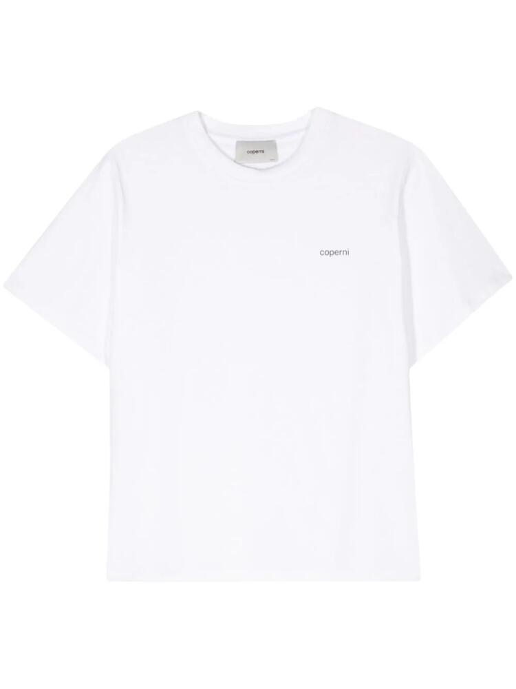 Coperni logo-print cotton T-shirt - White Cover