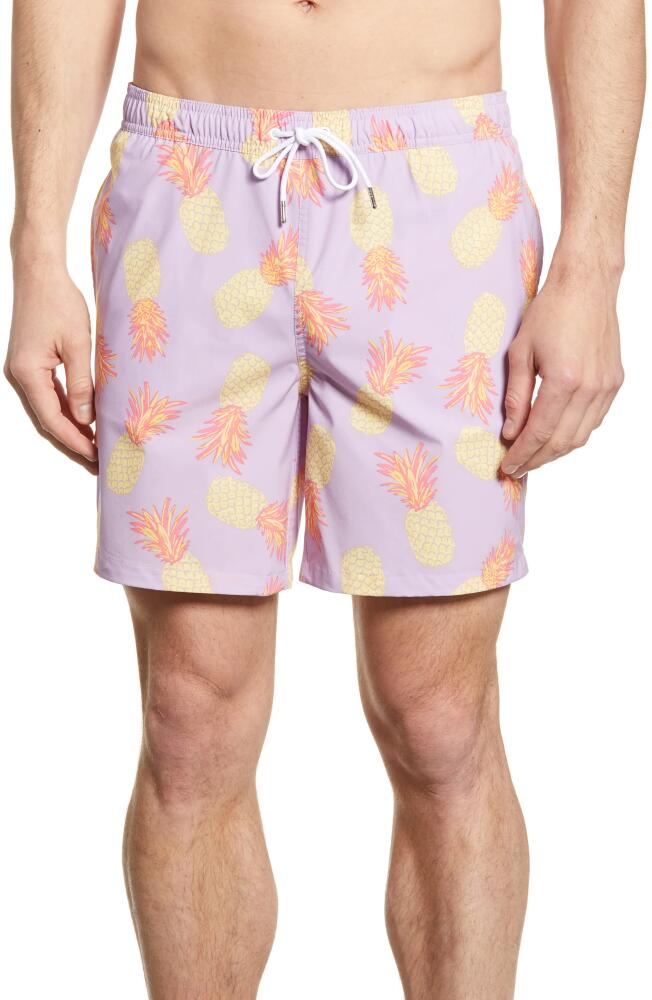 Bonobos E-Waist 7-Inch Swim Trunks in Pineapple Cover