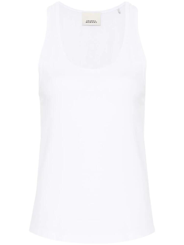 ISABEL MARANT Malia cotton tank top - White Cover