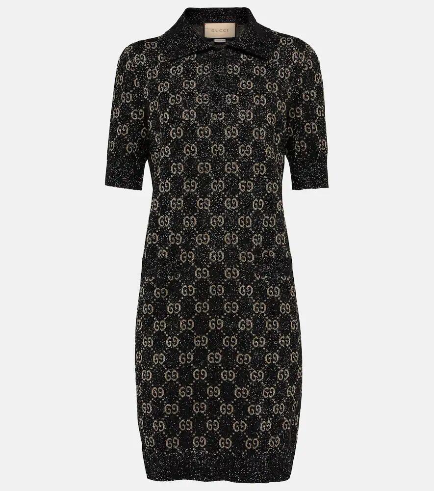 Gucci Lamé GG jacquard minidress Cover