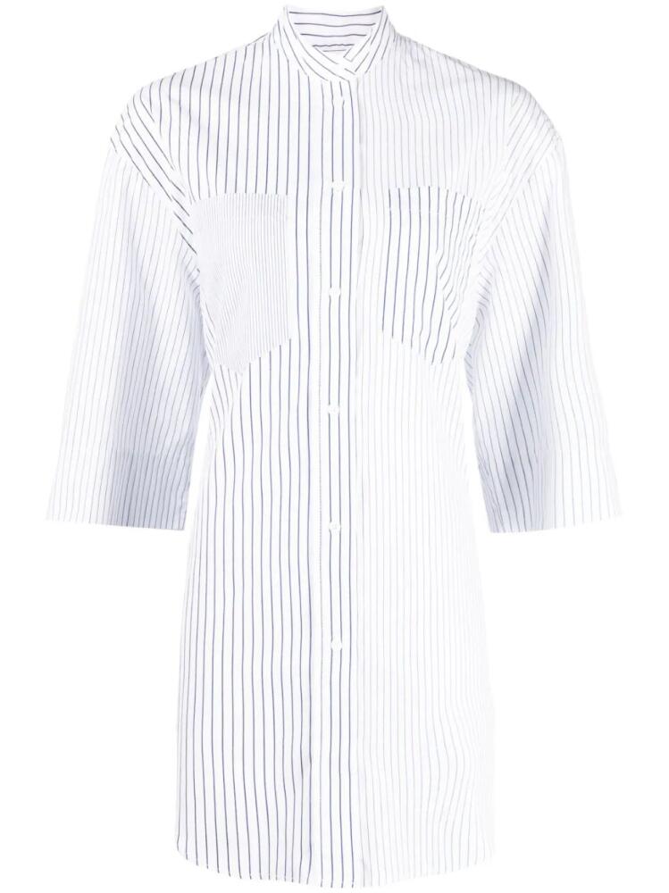 Lee Mathews Rhodes striped cotton shirt - White Cover