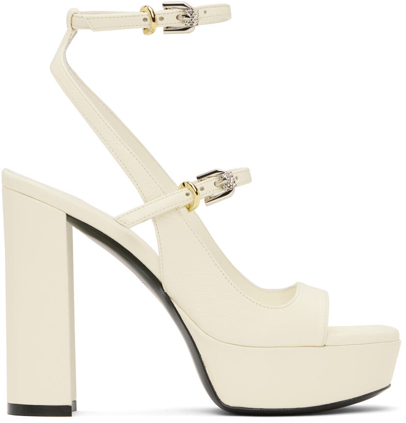 Givenchy Off-White Voyou Heeled Sandals Cover