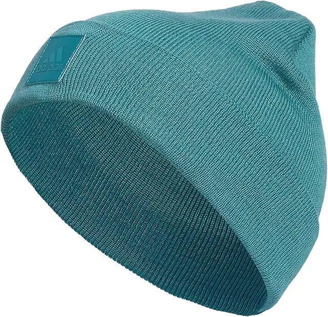 adidas 1x1 Fold Beanie (Arctic Fusion Teal) Knit Hats Cover