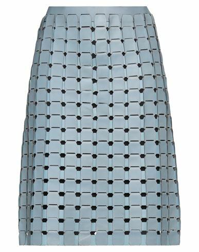 Bottega Veneta Woman Midi skirt Pastel blue Lambskin Cover