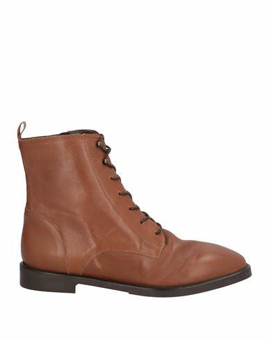 Rebel Queen Woman Ankle boots Tan Leather Cover