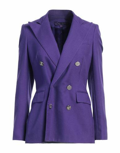 Ralph Lauren Collection Woman Blazer Purple Cashmere Cover