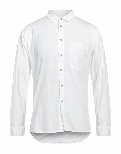 Crossley Man Shirt White Cotton, Elastane Cover