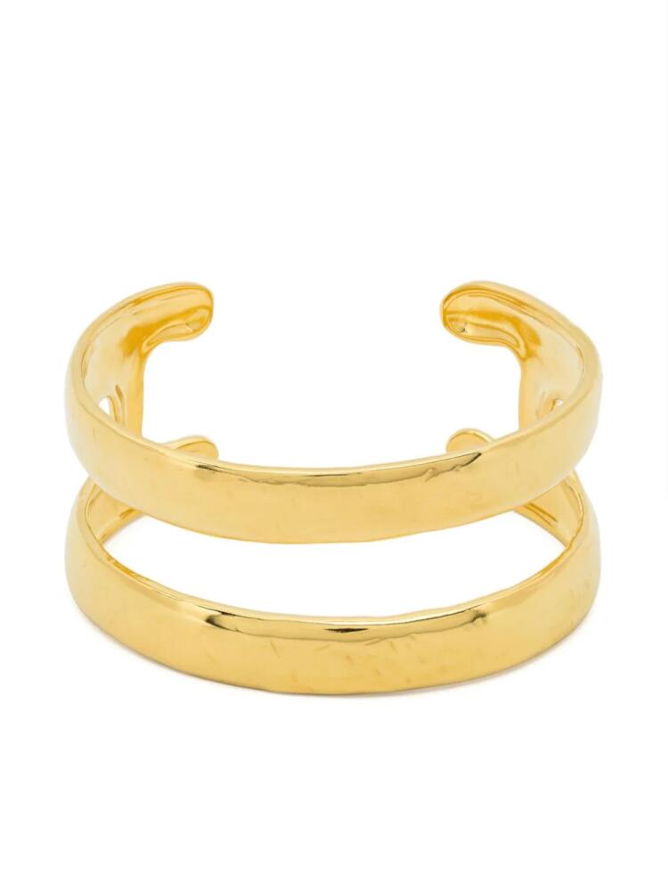 Aurelie Bidermann Esteban cuff bracelet - Gold Cover