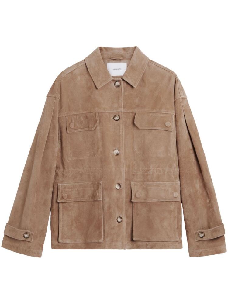 Axel Arigato Cali suede utility jacket - Brown Cover