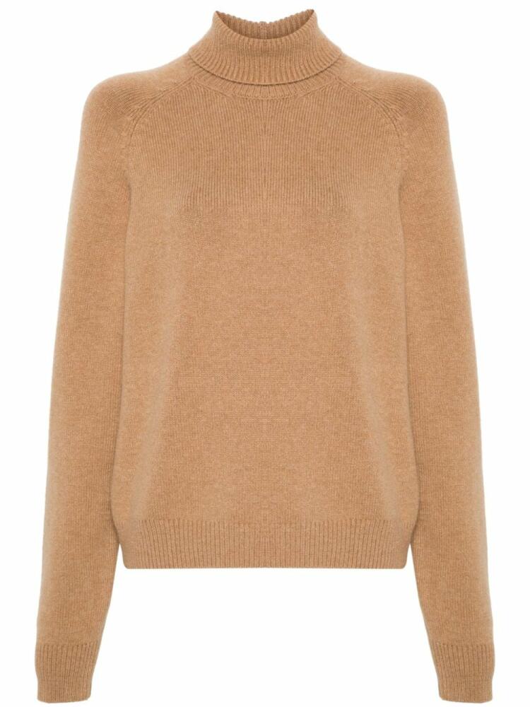 FENDI logo-embroidered sweater - Brown Cover