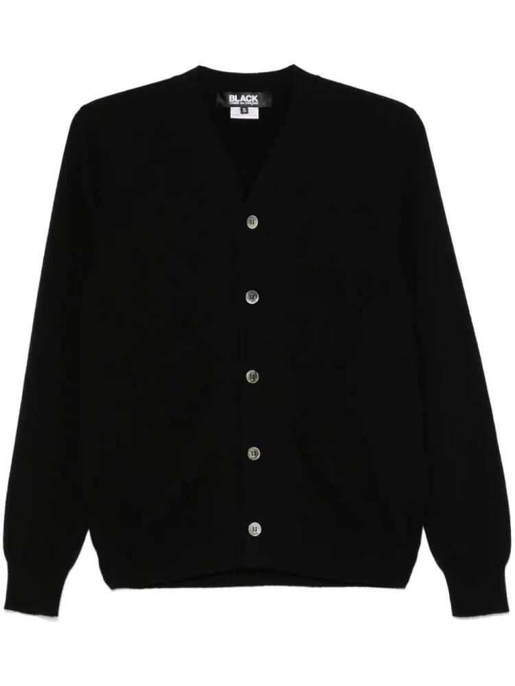 Black Comme Des Garçons wool cardigan Cover