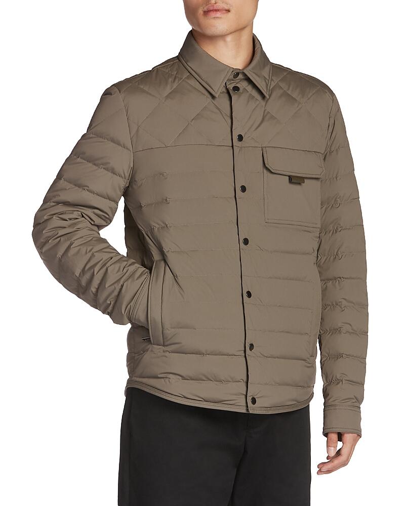 Moncler Iseran Quilted Shirt Jacket Cover