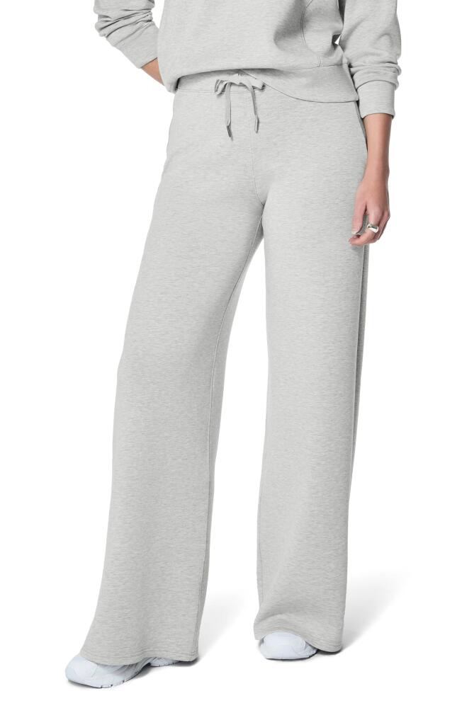 SPANX® AirEssentials Wide Leg Pants in Light Grey Heather Cover