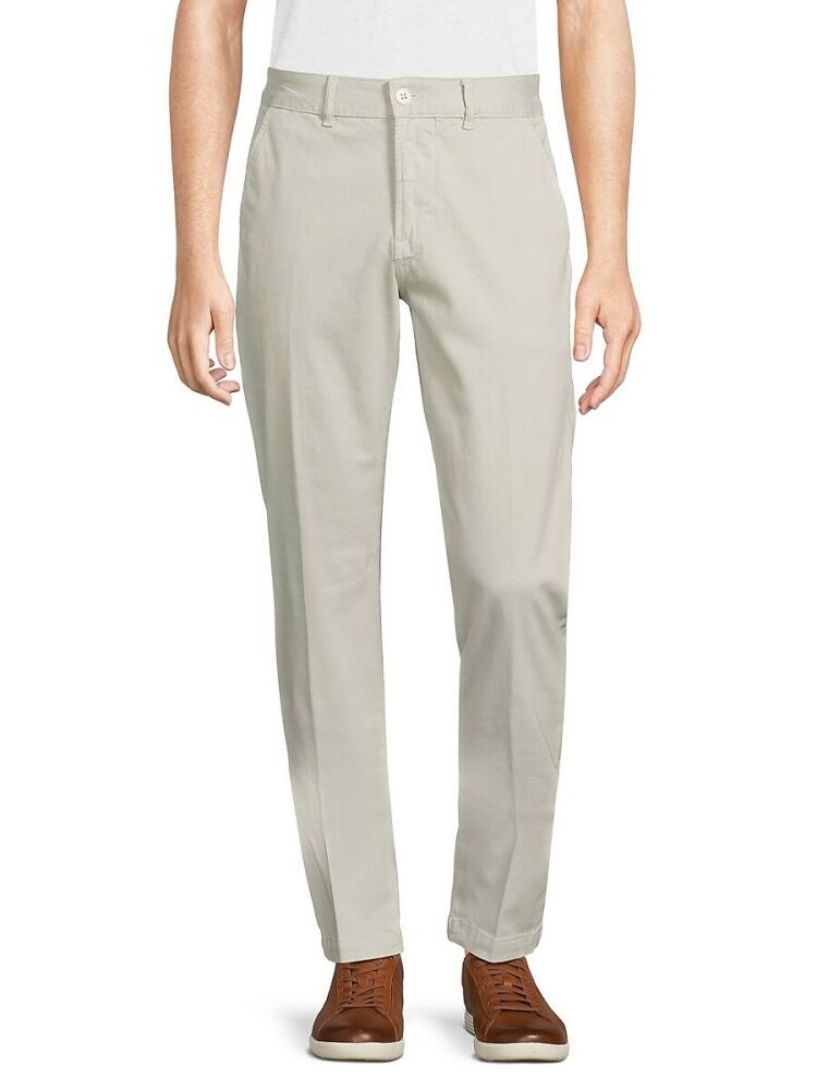 Hudson Jeans Men's Classic Slim Straight Dress Pants - Grey Mist Cover